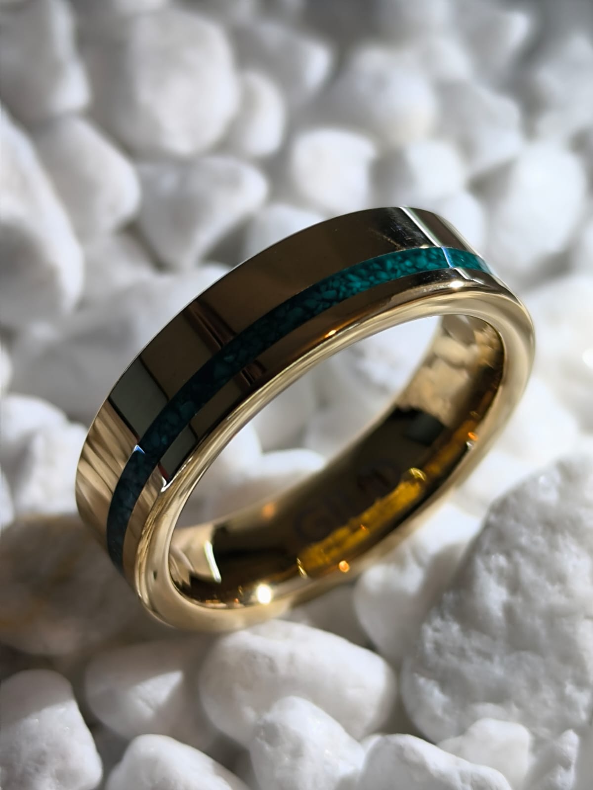GILGAMESH | Oro 18K & Malaquita Pura
