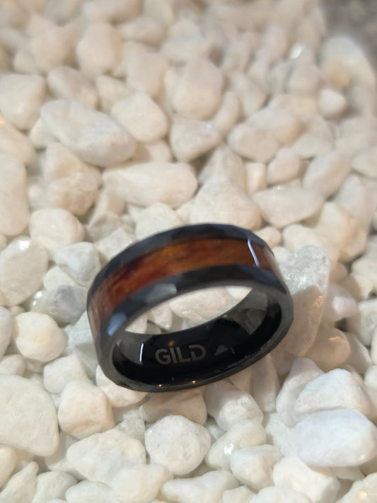ROBLE | Tungsteno Negro & Madera de Barrica
