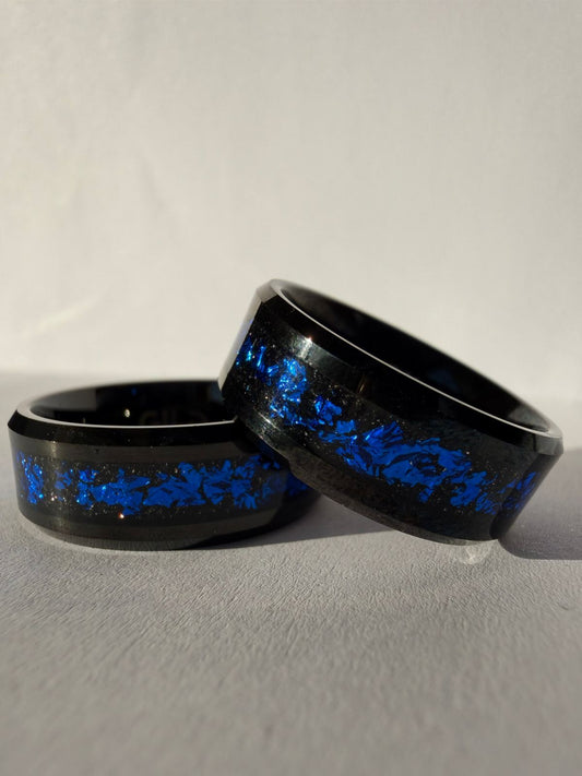 COSMOS | Tungsteno Negro & Ópalo Azul