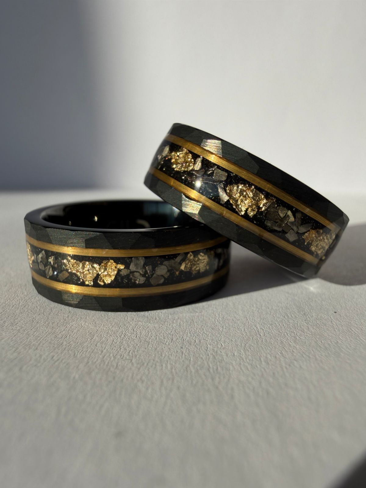 ZOSER | Tungsteno, Oro 18K y Meteorito
