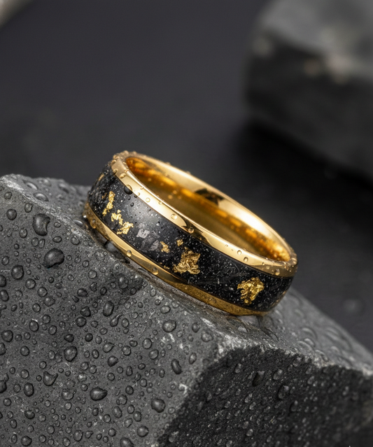 AMASIS | Tungsteno, Oro 18K y Meteorito