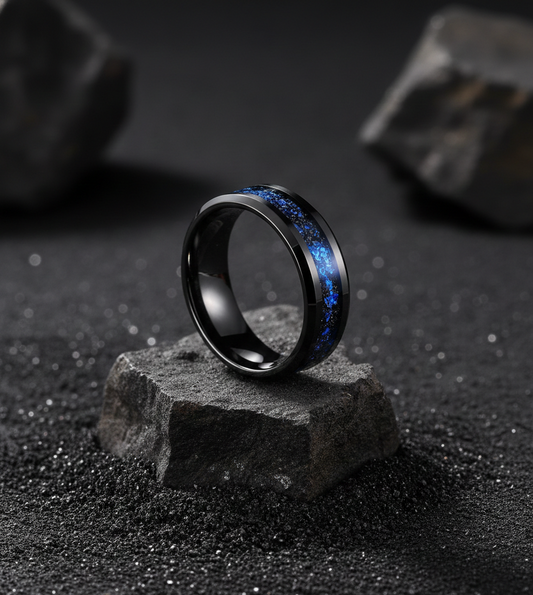 COSMOS | Tungsteno Negro & Ópalo Azul